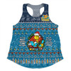 Gold Coast Titans Christmas Custom Women Racerback Singlet - Chrissie Spirit Women Racerback Singlet