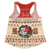 Redcliffe Dolphins Christmas Custom Women Racerback Singlet - Chrissie Spirit Women Racerback Singlet