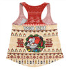 Redcliffe Dolphins Christmas Custom Women Racerback Singlet - Chrissie Spirit Women Racerback Singlet