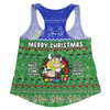 Canberra Raiders Christmas Custom Women Racerback Singlet - Chrissie Spirit Women Racerback Singlet
