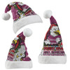 Manly Warringah Sea Eagles Christmas Hat - Merry Christmas Our Beloved Team With Aboriginal Dot Art Pattern