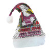 Manly Warringah Sea Eagles Christmas Hat - Merry Christmas Our Beloved Team With Aboriginal Dot Art Pattern