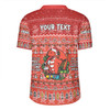 St. George Illawarra Dragons Christmas Custom Rugby Jersey - Chrissie Spirit Rugby Jersey