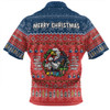 Sydney Roosters Christmas Custom Zip Polo Shirt - Chrissie Spirit Zip Polo Shirt