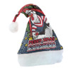 Sydney Roosters Christmas Hat - Merry Christmas Our Beloved Team With Aboriginal Dot Art Pattern