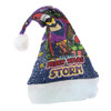 Melbourne Storm Christmas Hat - Merry Christmas Our Beloved Team With Aboriginal Dot Art Pattern