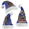 New Zealand Warriors Christmas Hat - Merry Christmas Our Beloved Team With Aboriginal Dot Art Pattern