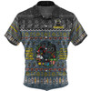 Penrith Panthers Christmas Custom Hawaiian Shirt - Chrissie Spirit Black Hawaiian Shirt