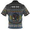 Penrith Panthers Christmas Custom Hawaiian Shirt - Chrissie Spirit Black Hawaiian Shirt