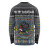 Penrith Panthers Christmas Custom Long Sleeve T-shirt - Chrissie Spirit Black Long Sleeve T-shirt