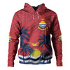 Australia  South Sea Islanders Hoodie - Gilbert Islands In Polynesian Pattern With Coconut Trees Hoodie