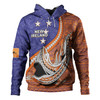 Australia  South Sea Islanders Hoodie - New Ireland Flag With Polynesian Shark Pattern Hoodie