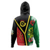 Australia  South Sea Islanders Hoodie - Vanuatu Flag With Habiscus Flowers Hoodie