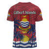 Australia  South Sea Islanders T-shirt - Gilbert Islands In Polynesian Pattern With Coconut Trees T-shirt