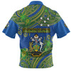 Australia  South Sea Islanders Hawaiian Shirt - Solomon Islands Symbol In Polynesian Patterns With Tropical Flowers Style Hawaiian Shirt