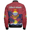 Australia  South Sea Islanders Bomber Jacket - Gilbert Islands In Polynesian Pattern With Coconut Trees Bomber Jacket