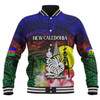 Australia  South Sea Islanders Baseball Jacket - I'm New Caledonian In Polynesian Style With Tropical Hibiscus Flowers Baseball Jacket