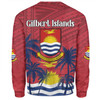 Australia  South Sea Islanders Sweatshirt - Gilbert Islands In Polynesian Pattern With Coconut Trees Sweatshirt