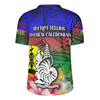 Australia  South Sea Islanders Rugby Jersey - I'm New Caledonian In Polynesian Style With Tropical Hibiscus Flowers Rugby Jersey