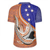 Australia  South Sea Islanders Rugby Jersey - New Ireland Flag With Polynesian Shark Pattern Rugby Jersey
