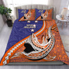 Australia  South Sea Islanders Bedding Set - New Ireland Flag With Polynesian Shark Pattern Bedding Set