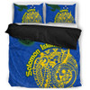 Australia  South Sea Islanders Bedding Set - Proud To Be Solomon Islander In Polynesian Pattern Inspired Bedding Set