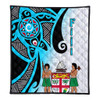 Australia  South Sea Islanders Quilt - Fiji With Polynesian Tapa Patterns And Coat Of Arms Symbol Quilt