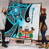 Australia  South Sea Islanders Quilt - Fiji With Polynesian Tapa Patterns And Coat Of Arms Symbol Quilt