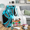 Australia  South Sea Islanders Blanket - Fiji With Polynesian Tapa Patterns And Coat Of Arms Symbol Blanket