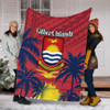 Australia  South Sea Islanders Blanket - Gilbert Islands In Polynesian Pattern With Coconut Trees Blanket