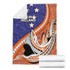 Australia  South Sea Islanders Blanket - New Ireland Flag With Polynesian Shark Pattern Blanket