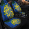 Australia  South Sea Islanders Car Seat Cover - Proud To Be Solomon Islander In Polynesian Pattern Inspired Car Seat Cover