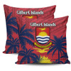 Australia  South Sea Islanders Pillow Cases - Gilbert Islands In Polynesian Pattern With Coconut Trees Pillow Cases