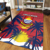 Australia  South Sea Islanders Area Rug - Gilbert Islands In Polynesian Pattern With Coconut Trees Area Rug