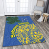 Australia  South Sea Islanders Area Rug - Proud To Be Solomon Islander In Polynesian Pattern Inspired Area Rug