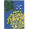 Australia  South Sea Islanders Area Rug - Proud To Be Solomon Islander In Polynesian Pattern Inspired Area Rug