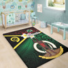 Australia  South Sea Islanders Area Rug - Vanuatu Special Original Flag In Polynesian Style Area Rug