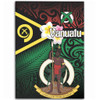 Australia  South Sea Islanders Area Rug - Vanuatu Special Original Flag In Polynesian Style Area Rug