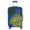 Australia  South Sea Islanders Luggage Cover - Proud To Be Solomon Islander In Polynesian Pattern Inspired Luggage Cover