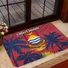 Australia  South Sea Islanders Doormat - Gilbert Islands In Polynesian Pattern With Coconut Trees Doormat