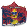 Australia  South Sea Islanders Hooded Blanket - Gilbert Islands In Polynesian Pattern With Coconut Trees Hooded Blanket