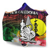Australia  South Sea Islanders Hooded Blanket - I'm New Caledonian In Polynesian Style With Tropical Hibiscus Flowers Hooded Blanket