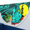 Australia  South Sea Islanders Beach Blanket - I'm New Caledonian With Polynesian Tropical Style Beach Blanket