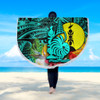 Australia  South Sea Islanders Beach Blanket - I'm New Caledonian With Polynesian Tropical Style Beach Blanket