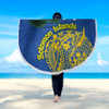 Australia  South Sea Islanders Beach Blanket - Proud To Be Solomon Islander In Polynesian Pattern Inspired Beach Blanket