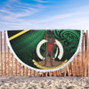 Australia  South Sea Islanders Beach Blanket - Vanuatu Special Original Flag In Polynesian Style Beach Blanket