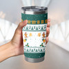 Australia Wallabies Tumbler - Special Ugly Christmas