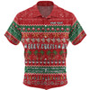Australia Christmas Custom Hawaiian Shirt - Aussie Ugly Christmas Let's Get Lit Hawaiian Shirt