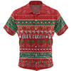 Australia Christmas Custom Hawaiian Shirt - Aussie Ugly Christmas Let's Get Lit Hawaiian Shirt