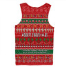 Australia Christmas Custom Men Singlet - Aussie Ugly Christmas Let's Get Lit Men Singlet